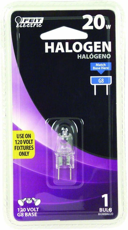 Feit Electric 20 W T4 Specialty Halogen Bulb 180 lm Warm White 1 pk