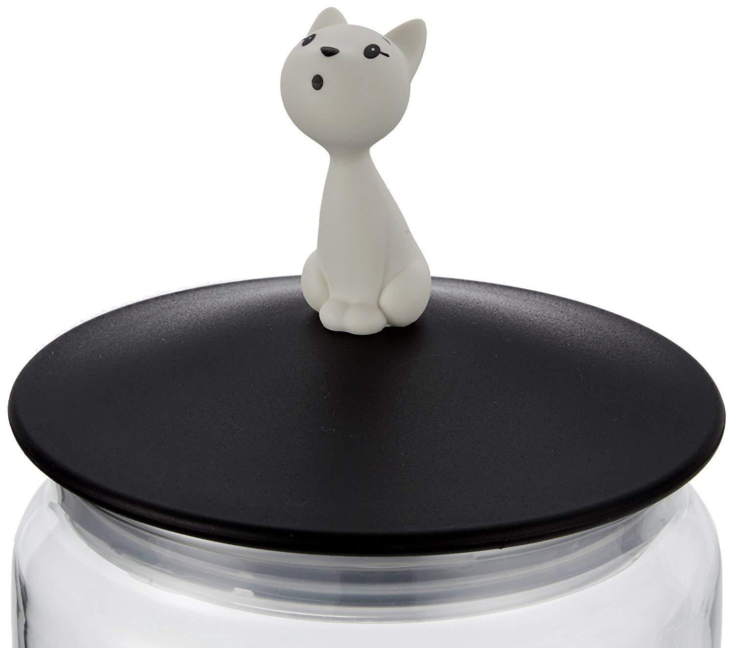 Alessi Miò 1.6 Lb. Pet Treat Jar With Snap On Lid