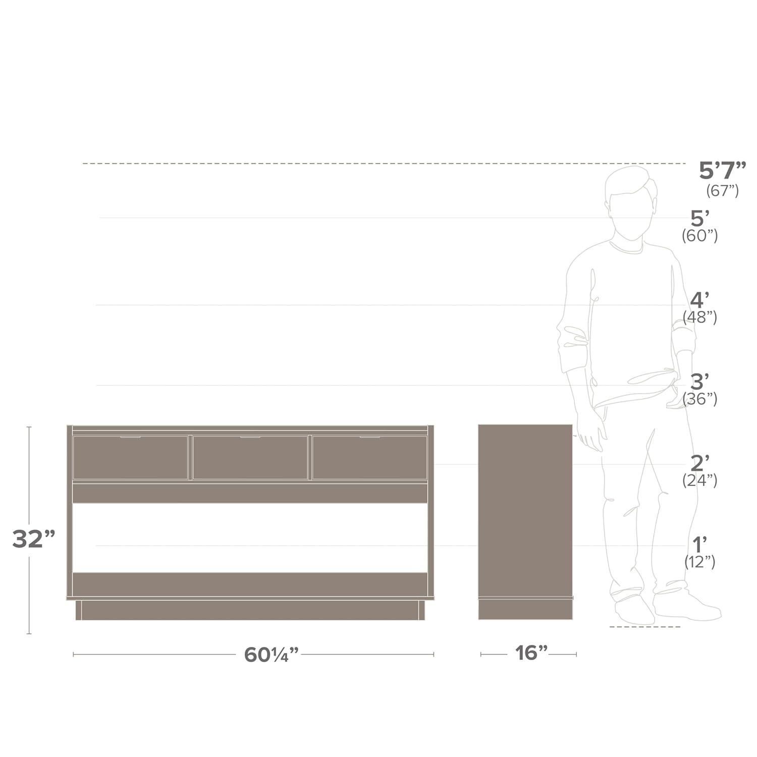 Wade Logan® Chaunta 60" Wide Sideboard