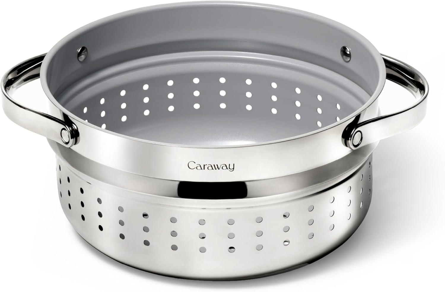 Caraway ® Stainless Steel 6.5-Qt. Dutch Oven Steamer