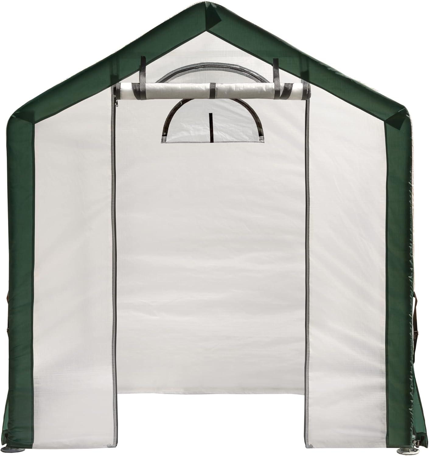 Miracle-Gro Compact 6x6 All-Season Waterproof Greenhouse with Luminate Fabric