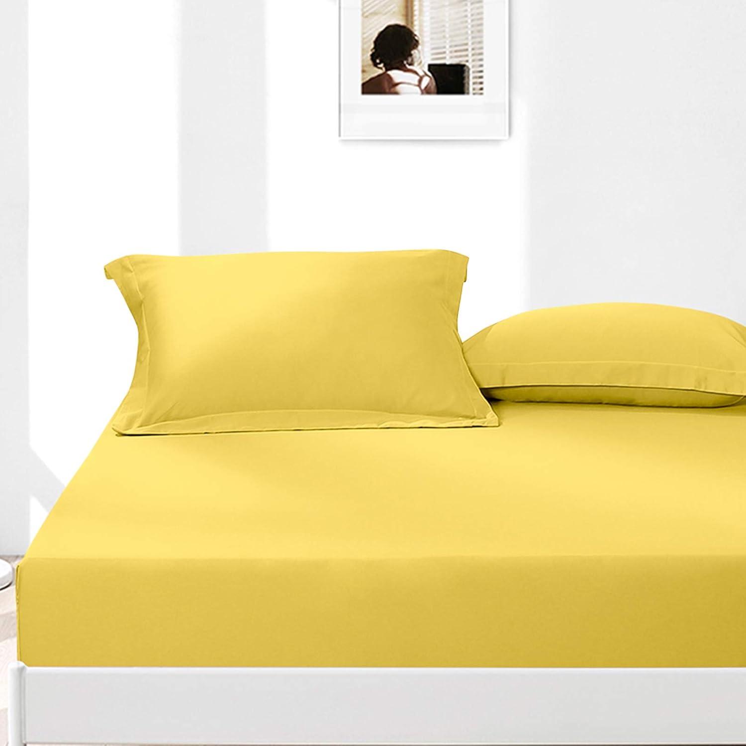 NTBAY Egyptian-Quality Cotton Sham Covers, 500 Thread Count Cotton Sateen Square Pillow Covers - NTBAY (Set of 2)