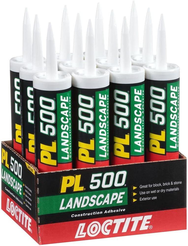 Loctite PL 500 Tan Landscape Block Adhesive 10 oz Cartridge