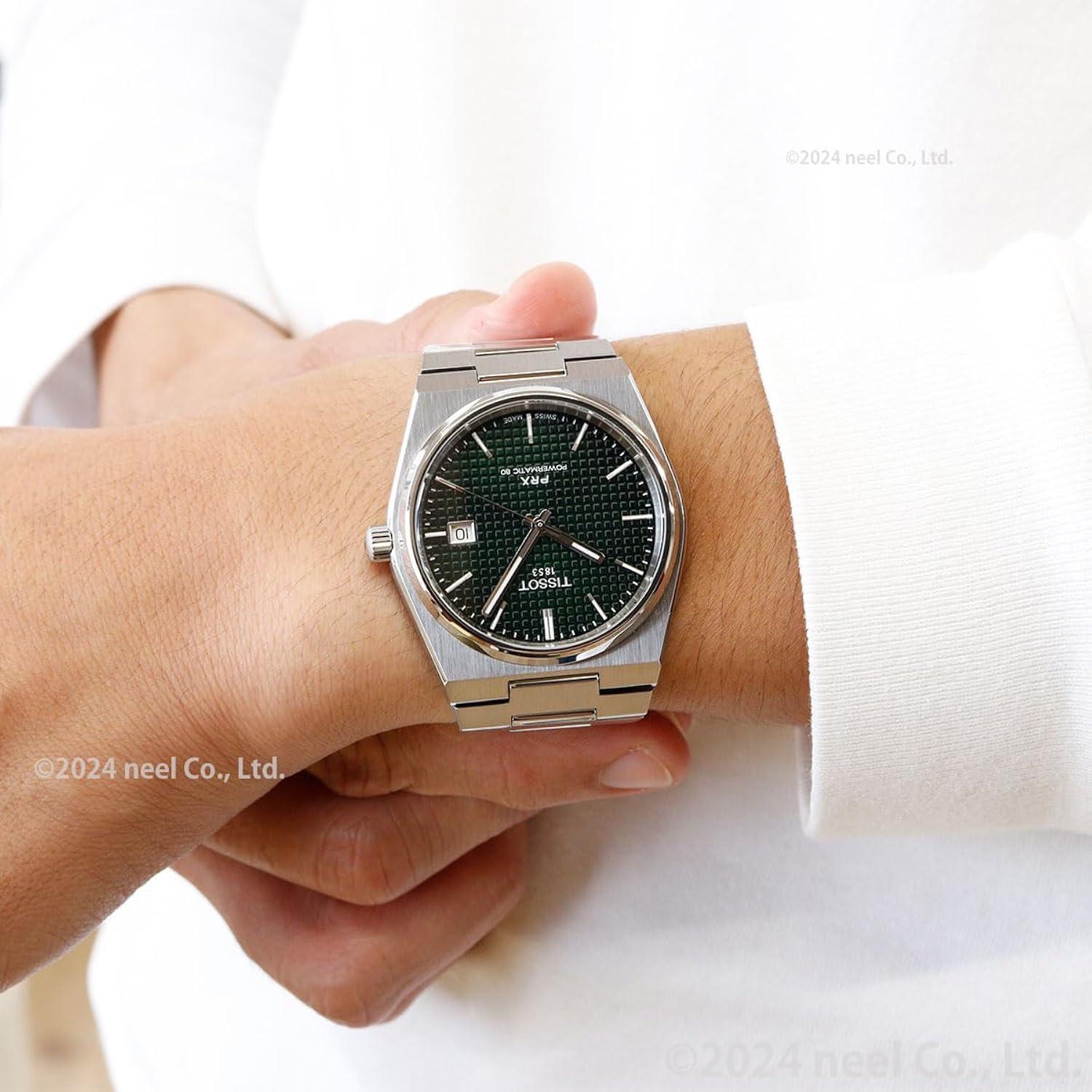 Tissot PRX Powermatic 80 Automatic Green Dial Men's Watch T137.407.11.091.00