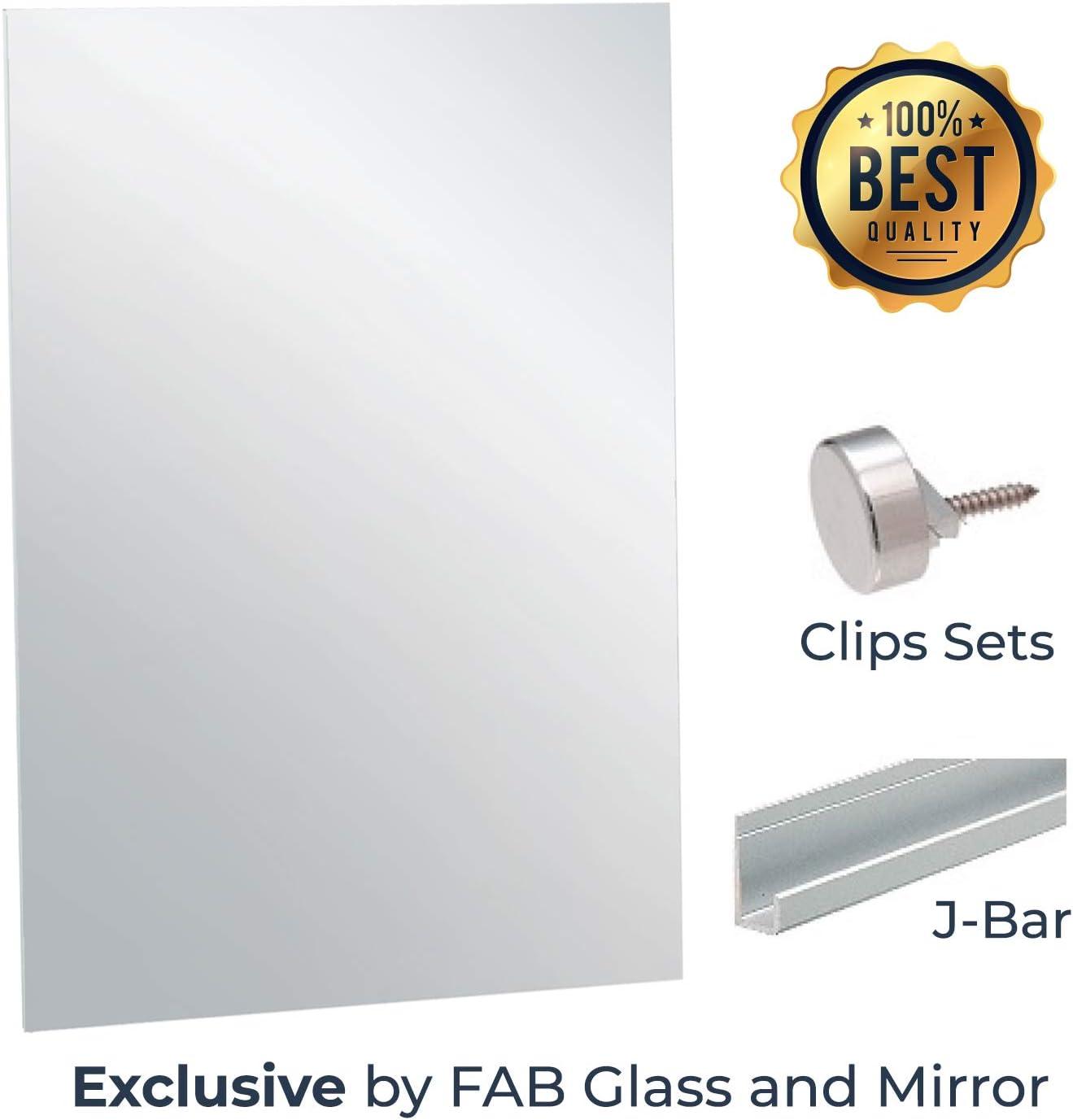 Gym Wall Mirror SD Annealed 1/4" Thick | Safety-Backed, 36" x 60"