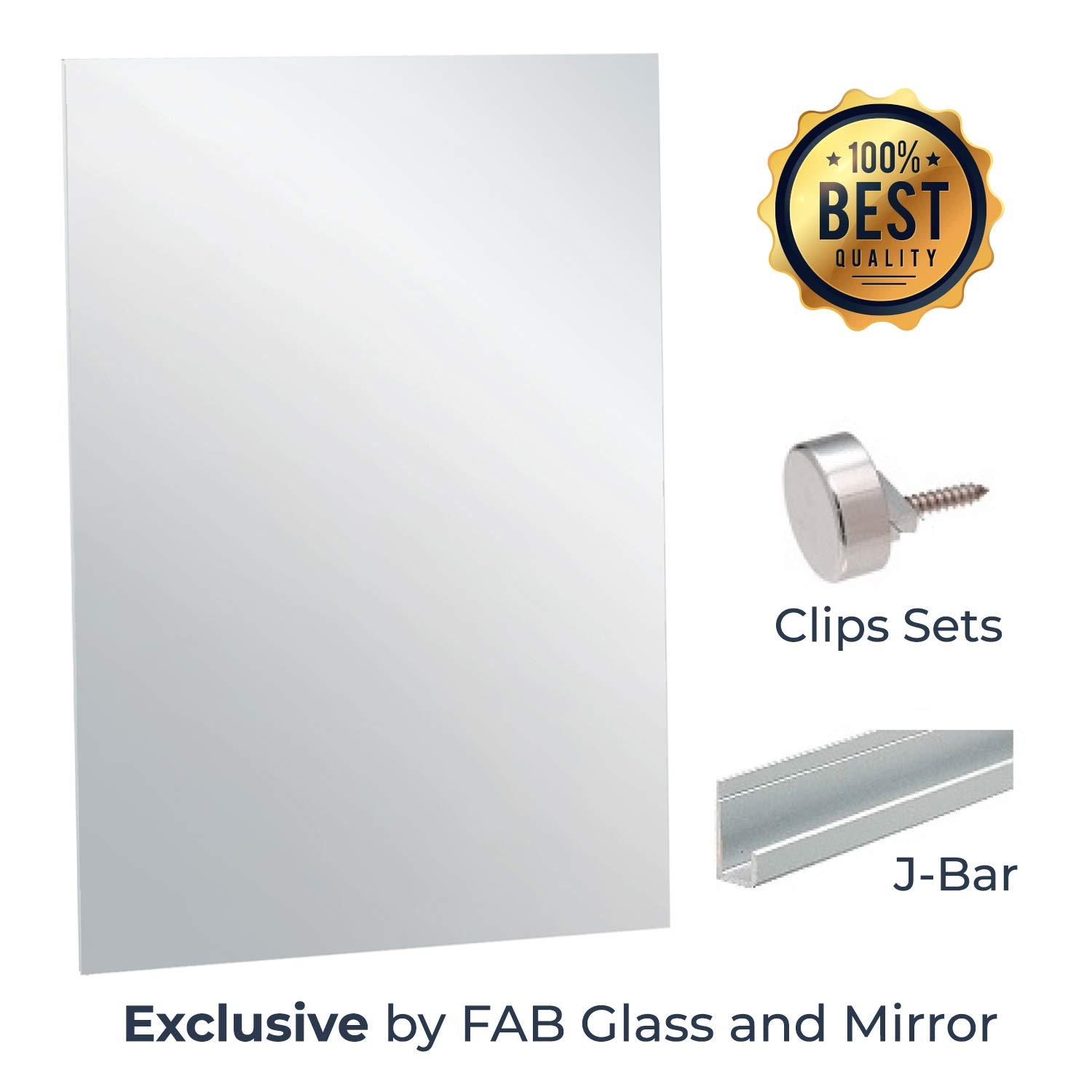 Gym Wall Mirror SD Annealed 1/4" Thick | Safety-Backed, 36" x 60"