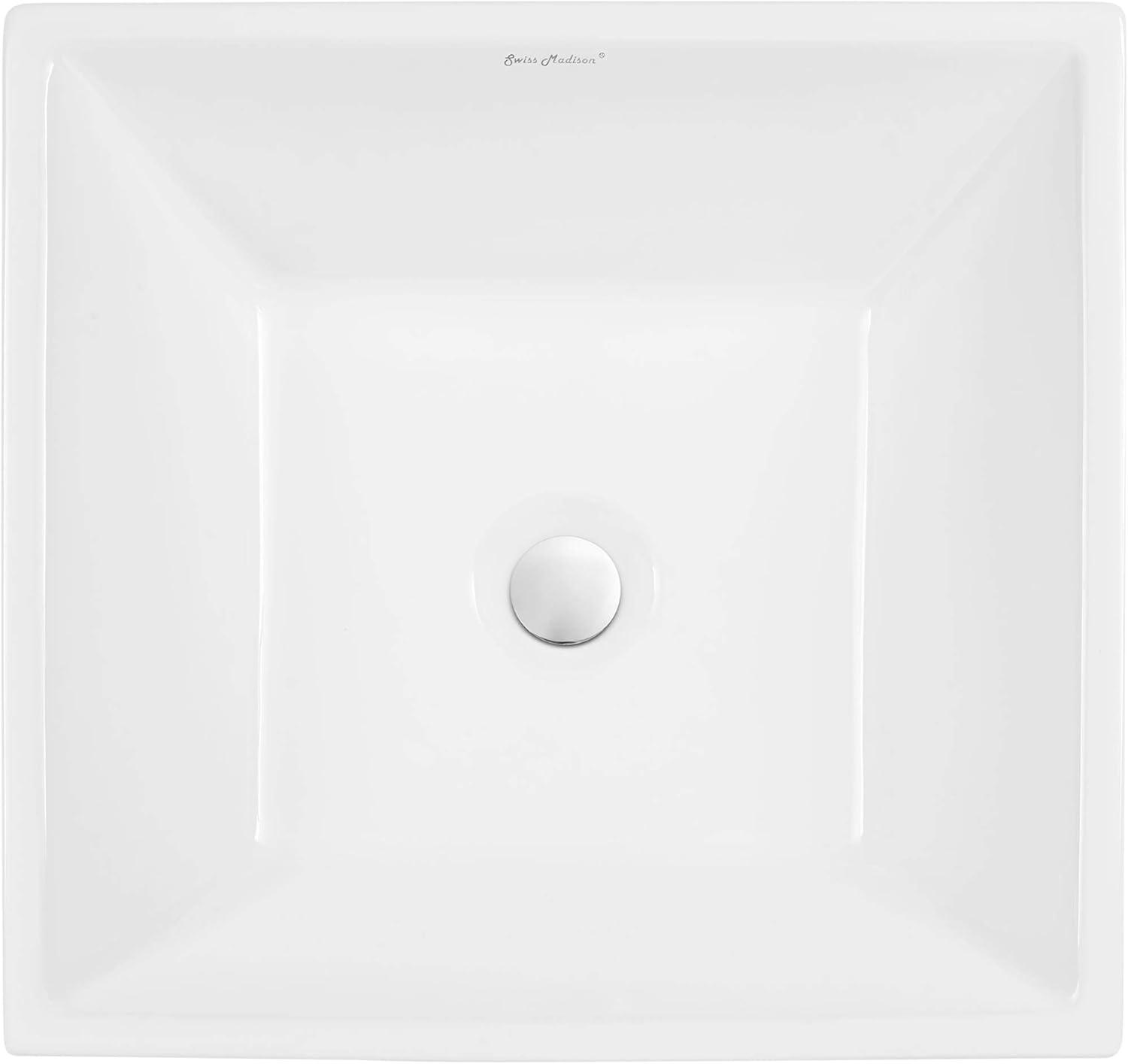 St. Tropez Square Ceramic Vessel Sink