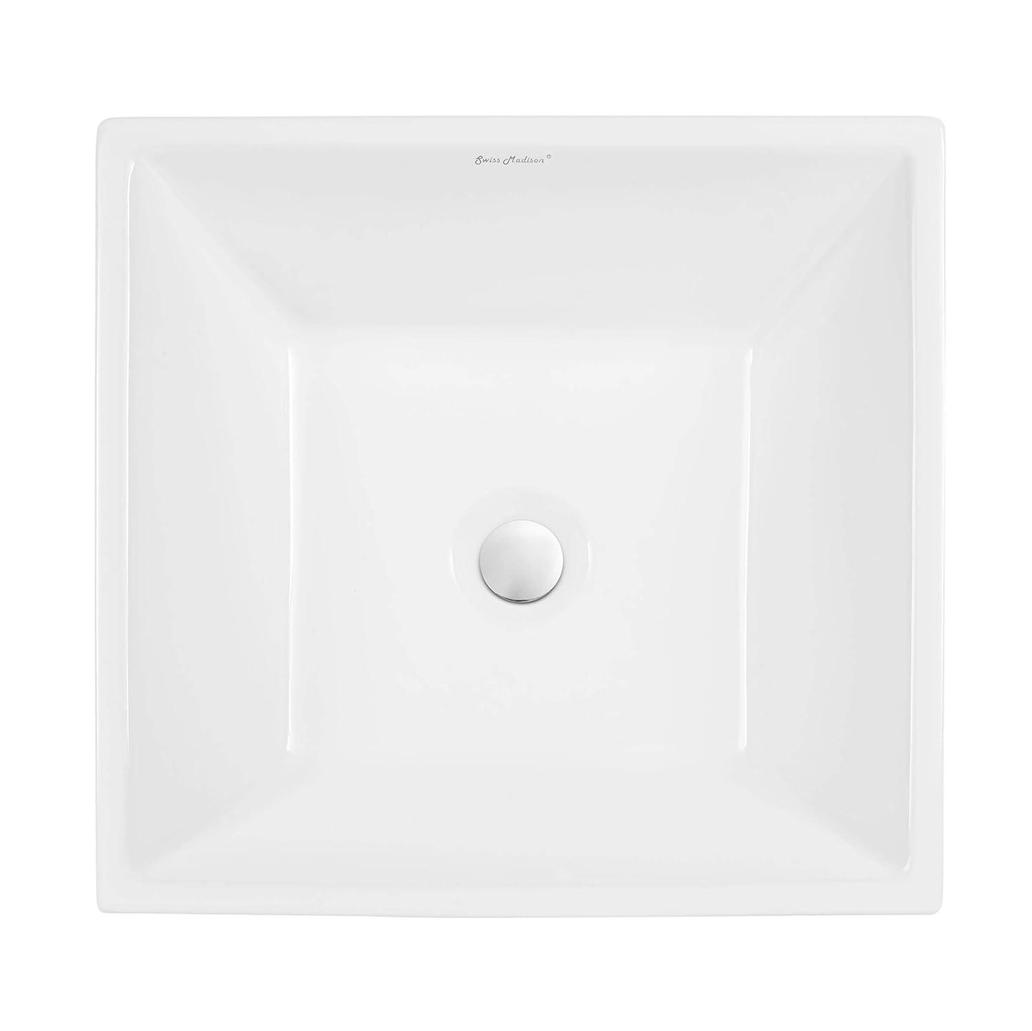 St. Tropez Square Ceramic Vessel Sink