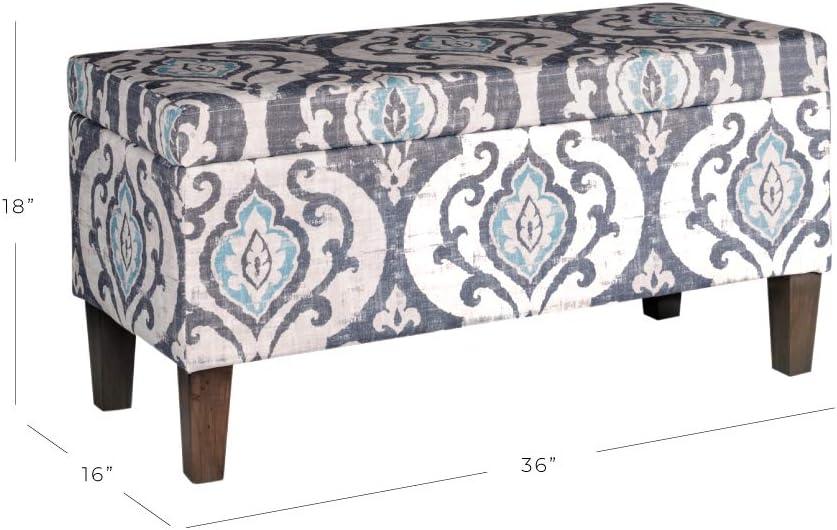 Chantrell 36" Wide Large Decorative Storage Bench