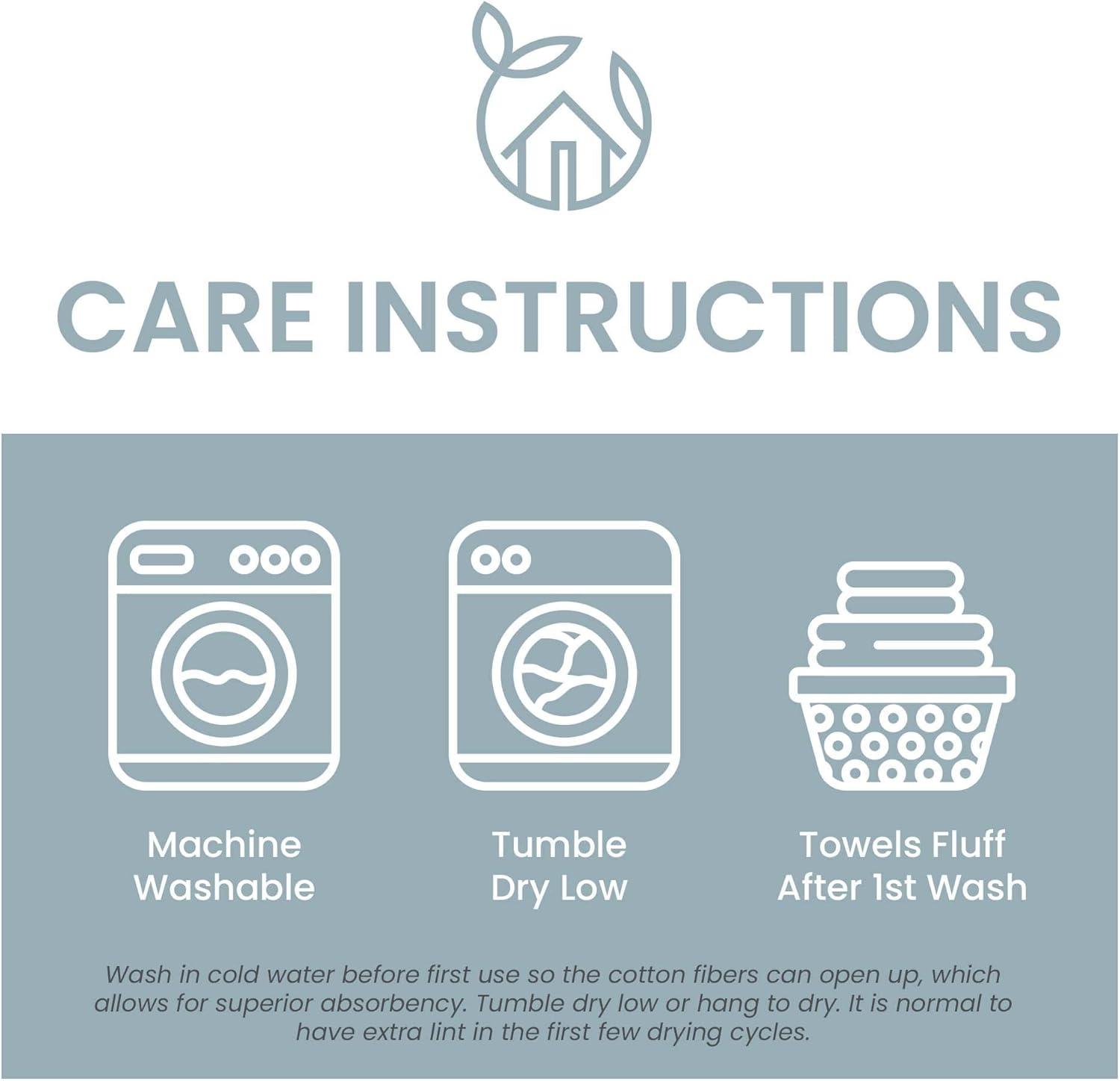 2pc Odor Resistant Bath Sheets Shifting Sand - Bennett & Shea Home: Heavyweight Cotton, Machine Washable