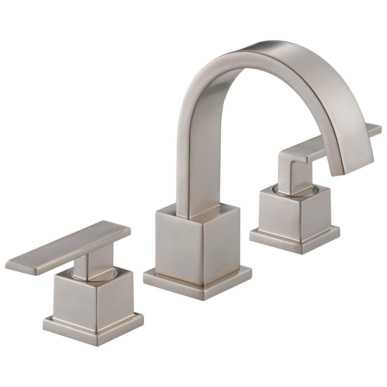 Vero Widespread Bathroom Faucet 3 Hole, 2-handle Bathroom Sink Faucet with Drain Assembly