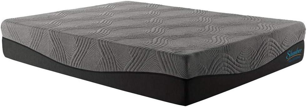 Slumber Solutions  Active 12-inch Charcoal Memory Foam Mattress King