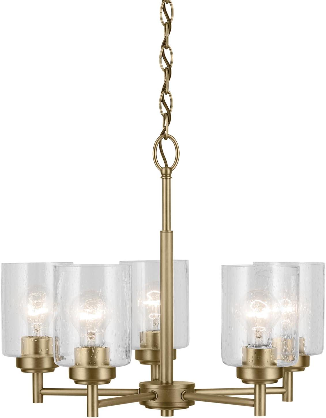Kichler Lighting Winslow 5 - Light Chandelier in  Natural Brass