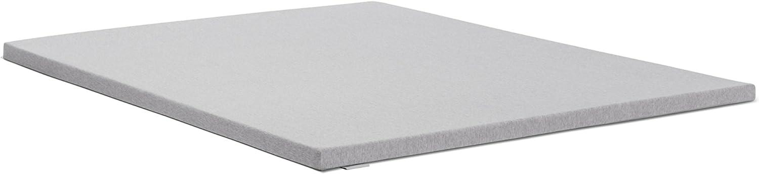 Twin 2-Inch Gray Foam Mattress Topper