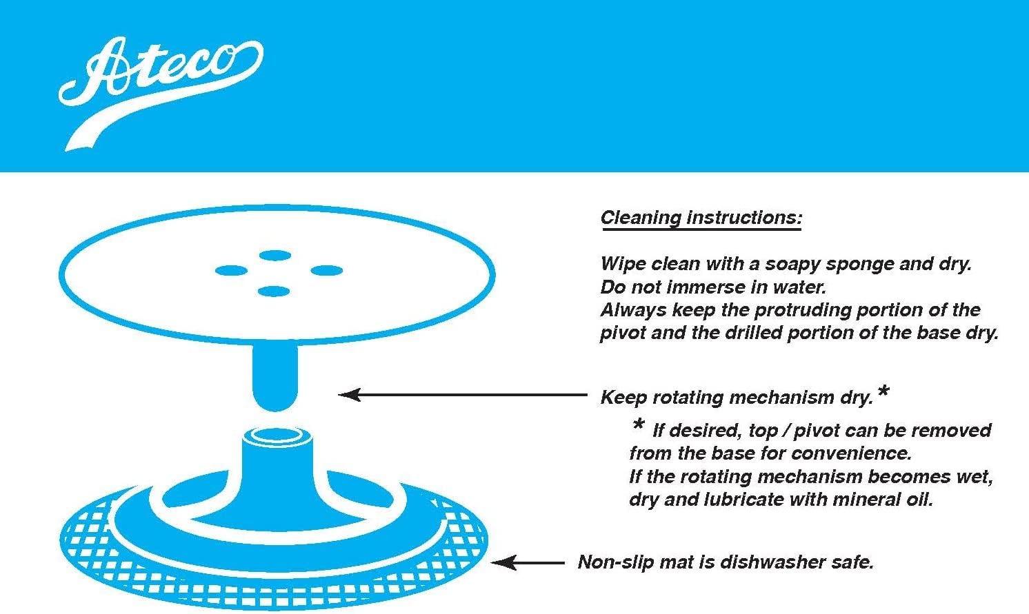 Ateco 612 Metal 12 Revolving Cake Stand"
