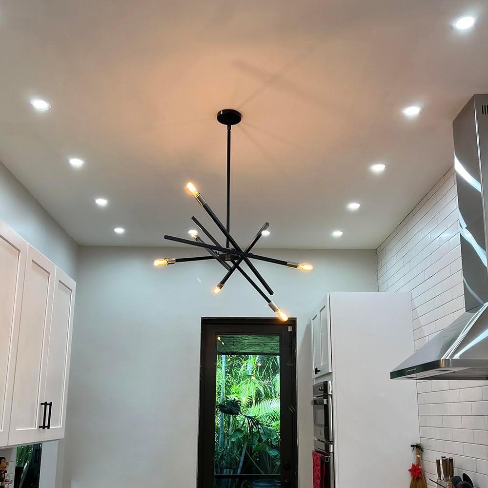Hinkley Lighting Archer 6 - Light Chandelier in  Satin Black