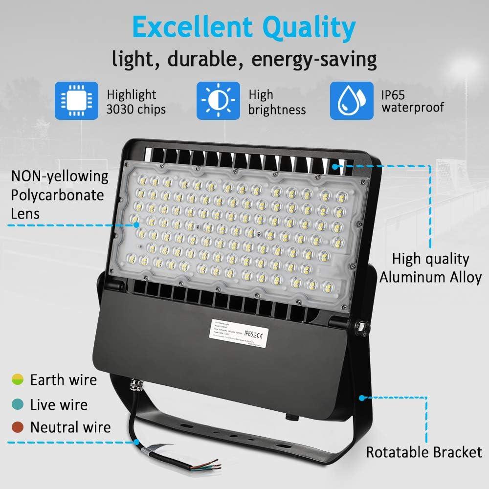 High-Brightness Black Aluminum 240W LED Flood Light