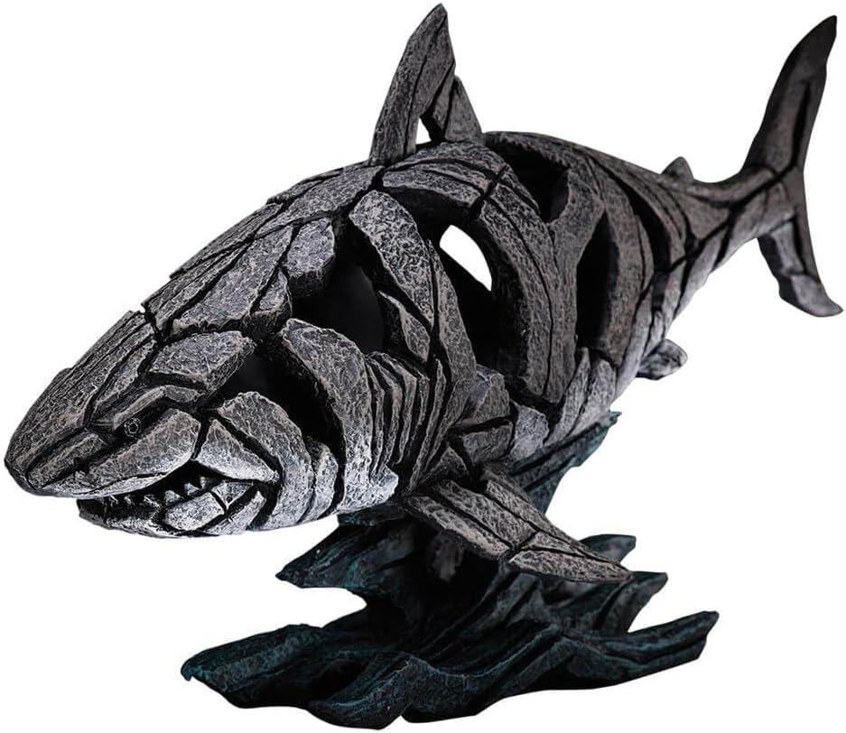 Edge Sculpture Shark Figure 12.2in H