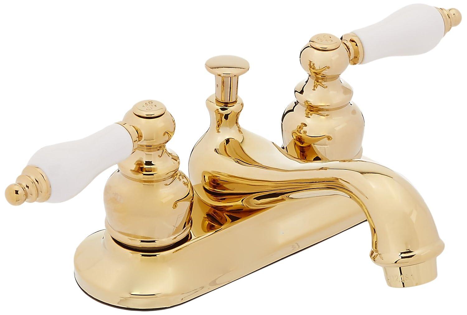 Elizabeth Centerset Bathroom Faucet with Drain Assembly