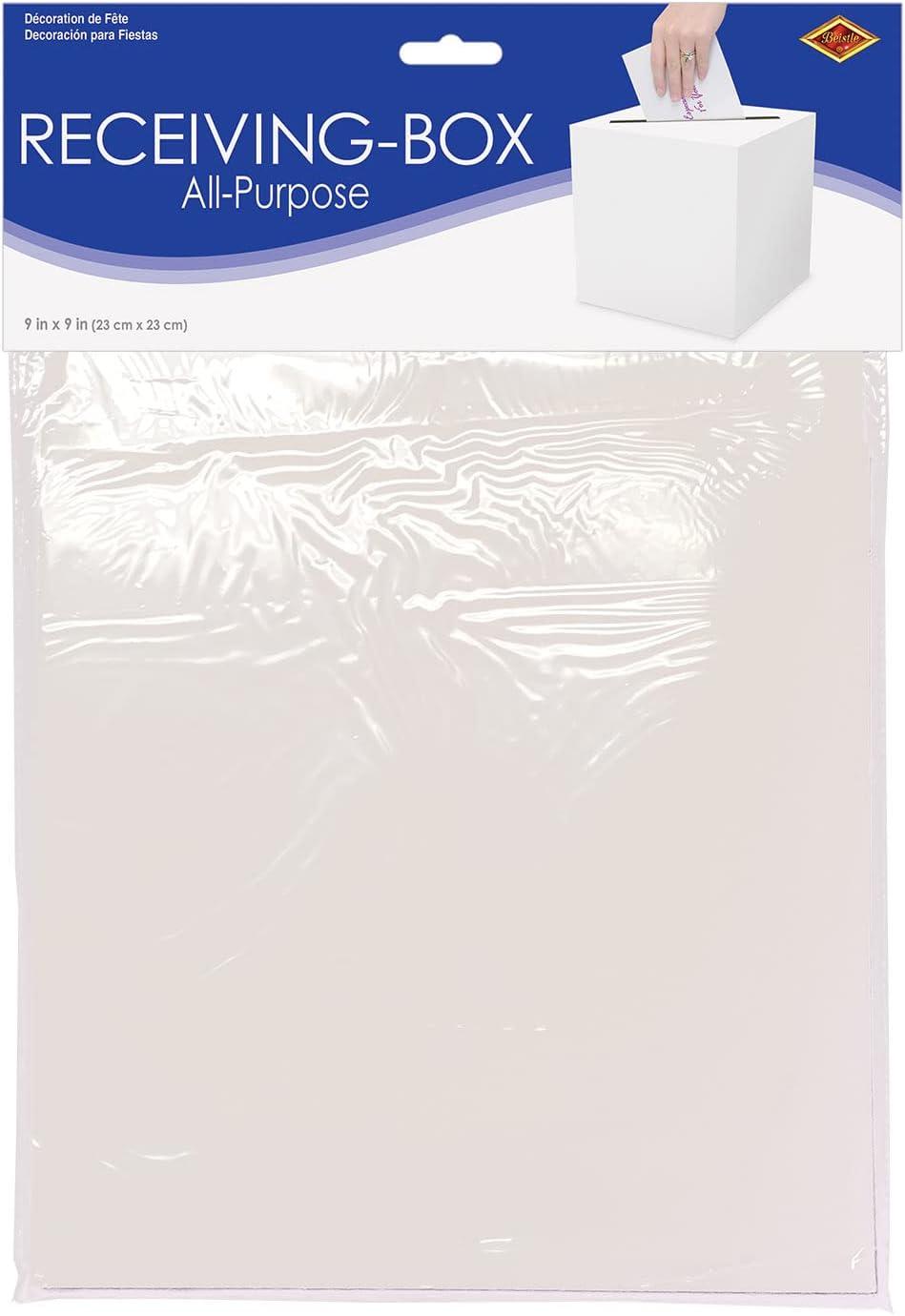 White Cardstock All-Purpose 9" x 9" Party Box
