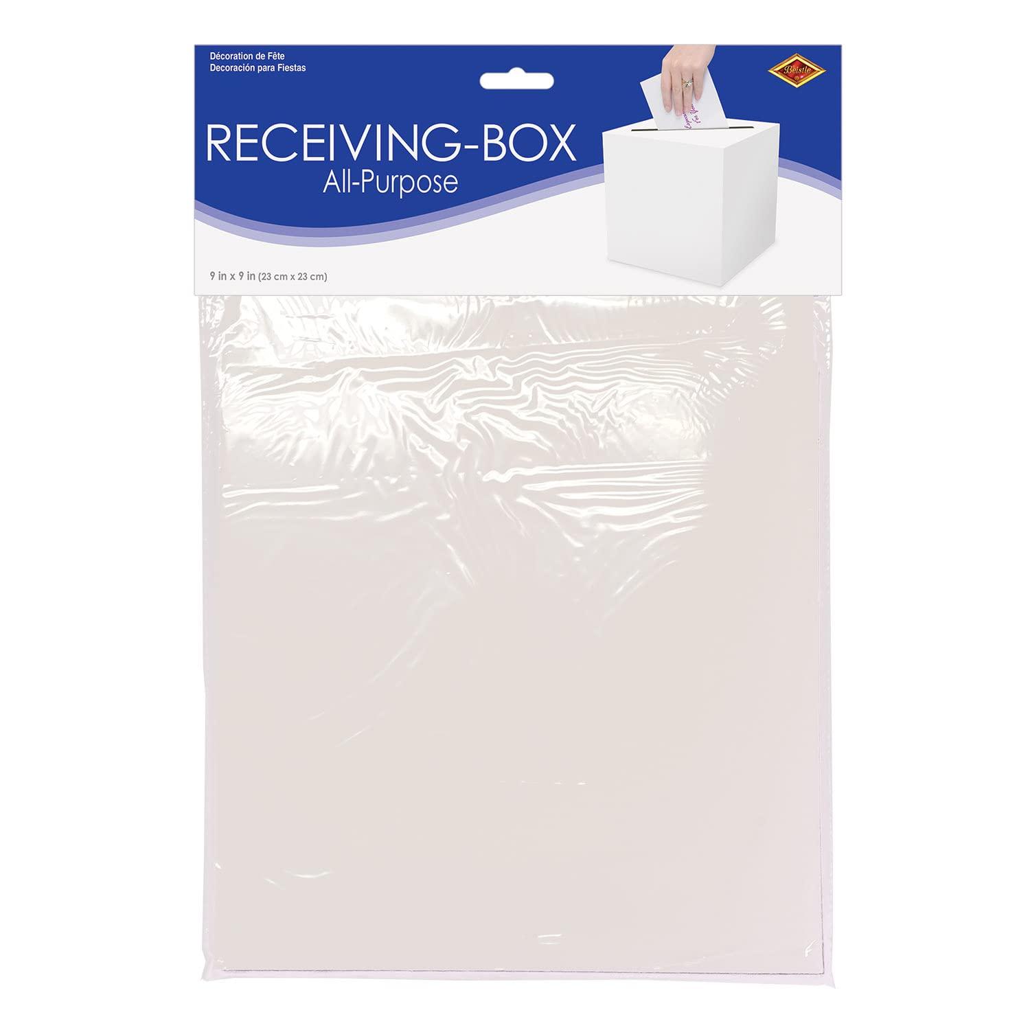 White Cardstock All-Purpose 9" x 9" Party Box