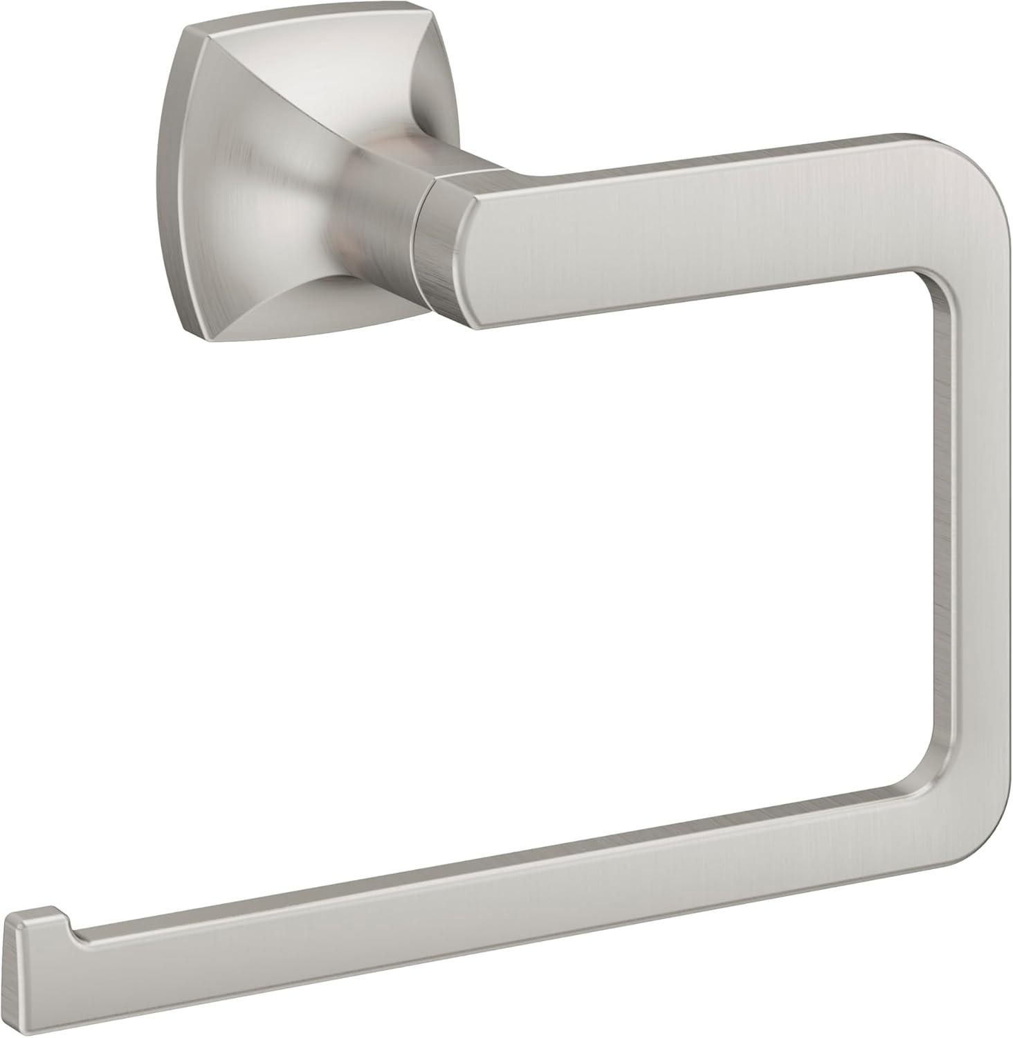 Pfister Vaneri Towel Ring, Hand Towel Holder for Bathroom, Wall-Mounted, Screw-In, Spot Defense Brushed Nickel Finish, BRBVRI0GS