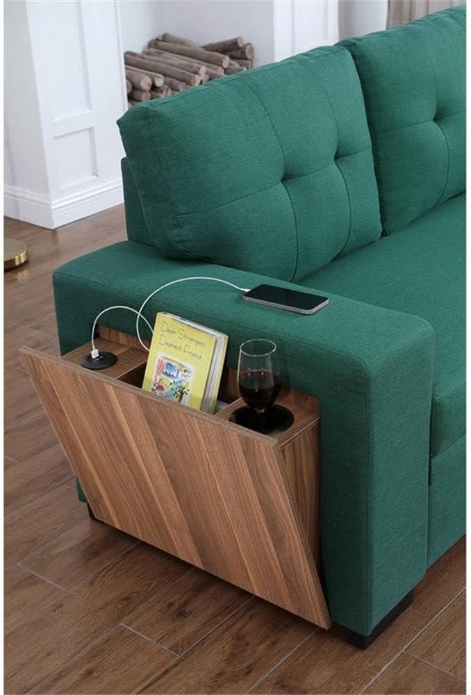 DEVION Furniture 3 - Piece Upholstered Sectional