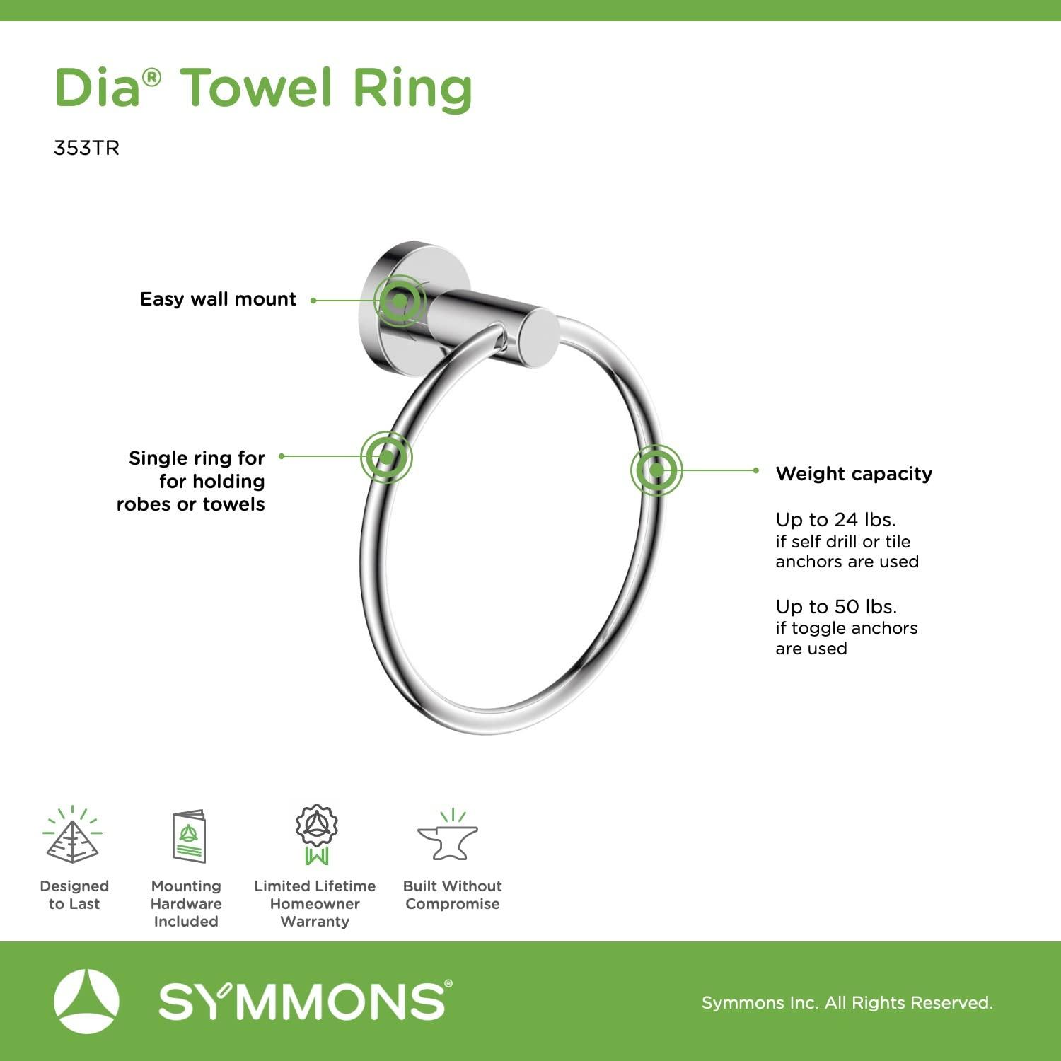 Symmons Dia 4 Piece Bath Accessory Hardware Set 35AC4BUNDLE