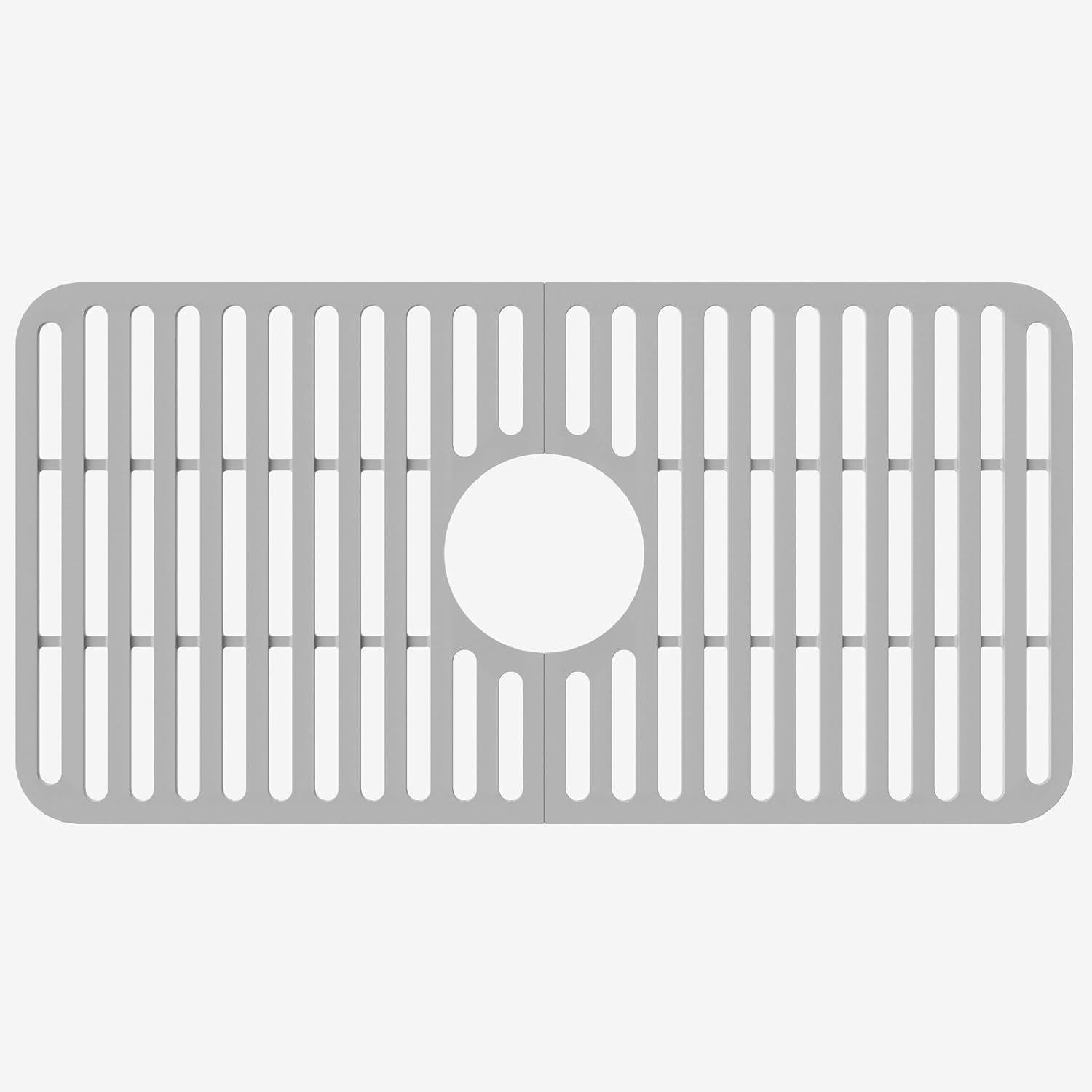 Silicone 20.75 in. x 14.875 in. Silicone Bottom Grid for 24 in. Single Bowl Kitchen Sink