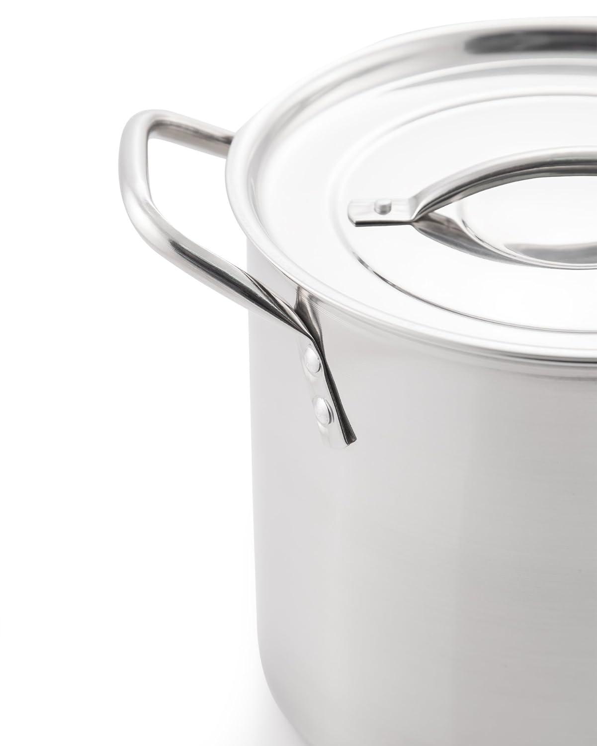 McSunley McSunley 8 Quarts Stainless Steel Stock Pot