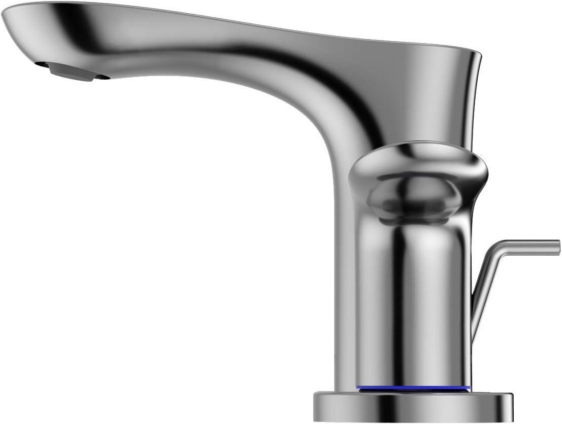 TOTO TLG01201U#CP Double Handle Bathroom Faucet with Drain Assembly