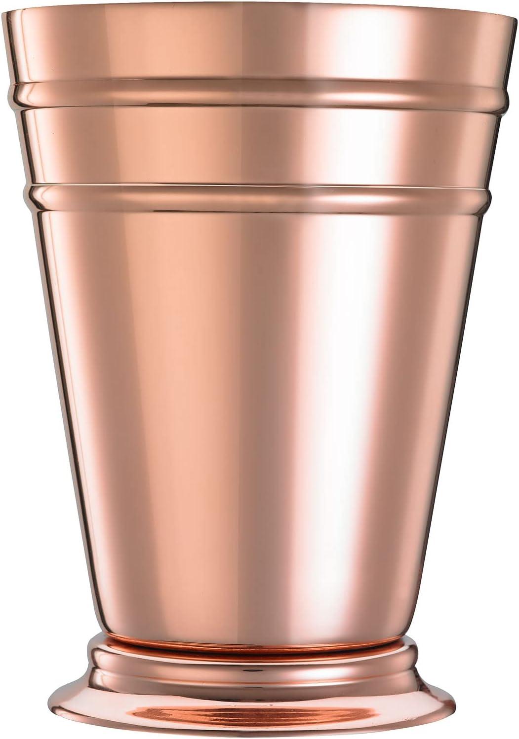 Copper Plated 13.5 oz Julep Glassware Cup