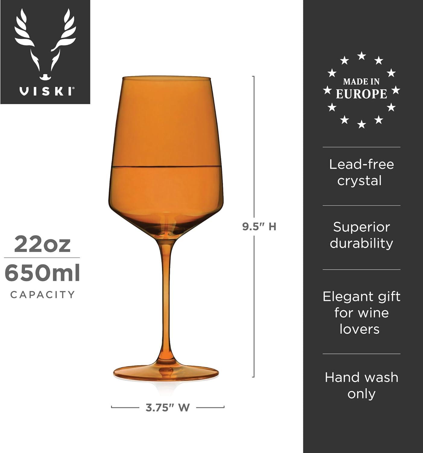 Reserve Nouveau Crystal Wine Glasses (Set of 2)