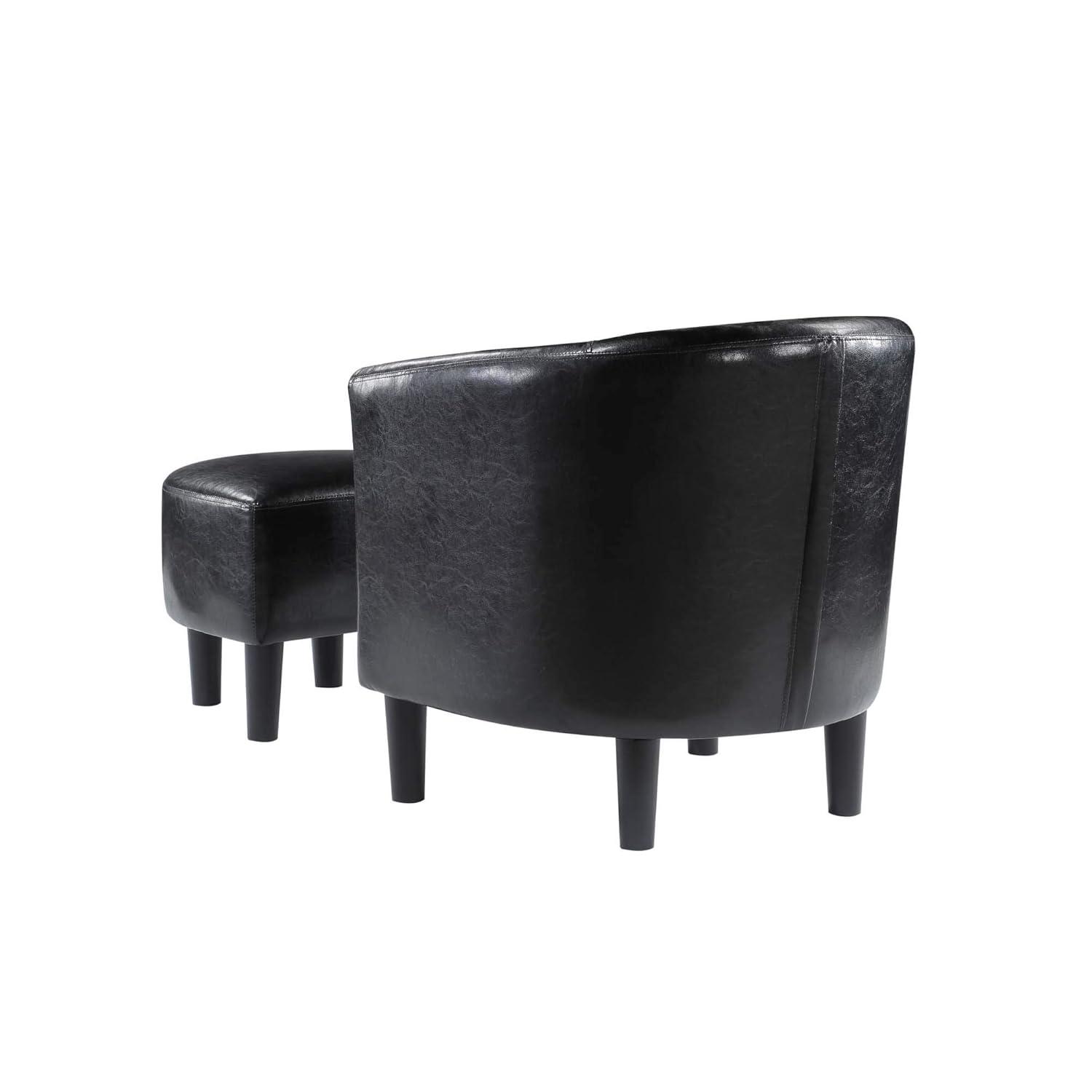 Take a Seat Churchill Accent Chair with Ottoman