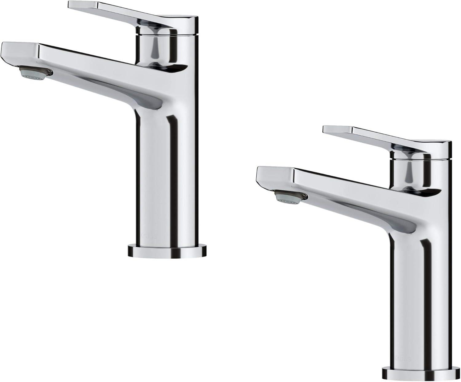 Indy 6.25" Polished Chrome Single-Handle Bathroom Faucet