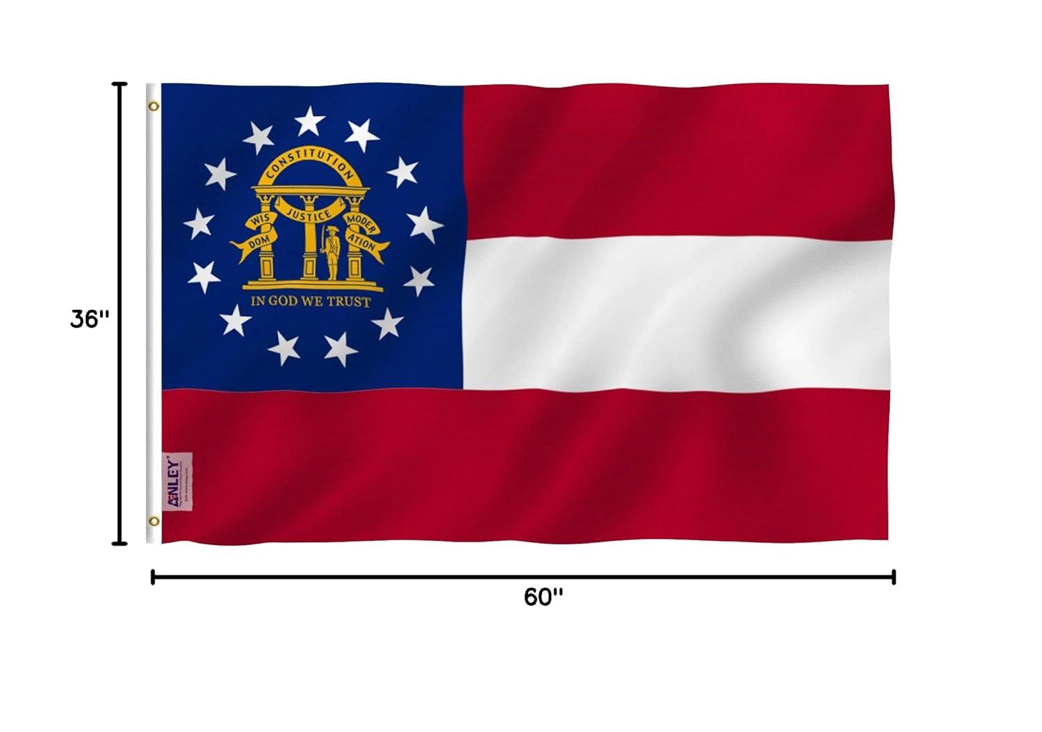 ANLEY American US State Flag Polyester 36 x 60 in. House Flag