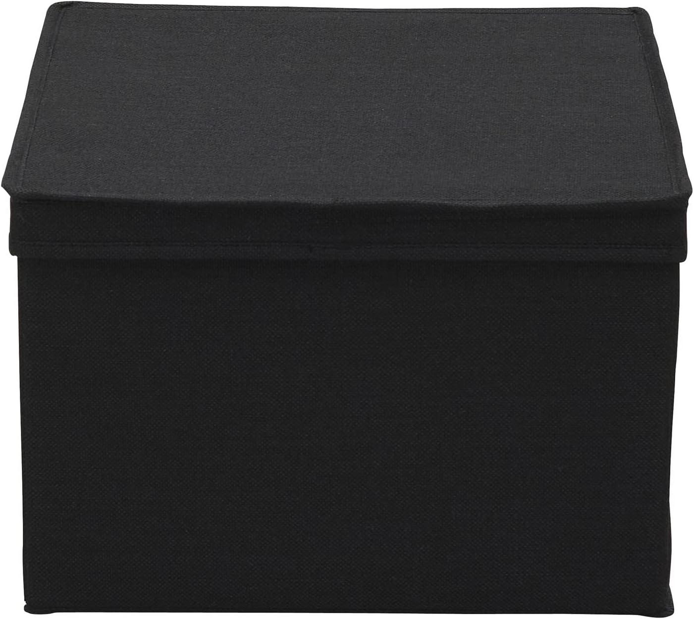 Household Essentials Household Essentials Wide Storage Box Fabric Bin (Set of 2)