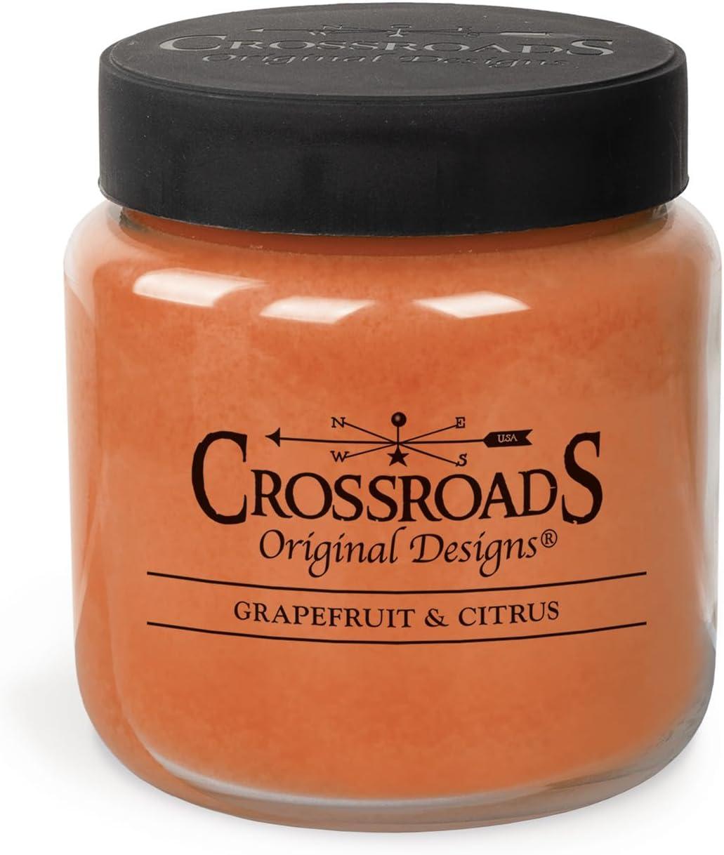 Grapefruit and Citrus Scented 16oz Jar Candle