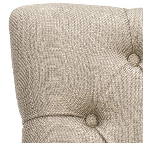 Amanda 19''H Tufted Chair with Nickel Nail Heads - Antique Gold - Safavieh.