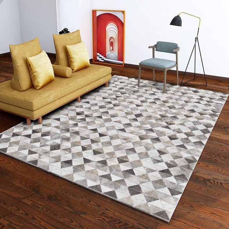 Diamonds in the Rough Gray Area Rug