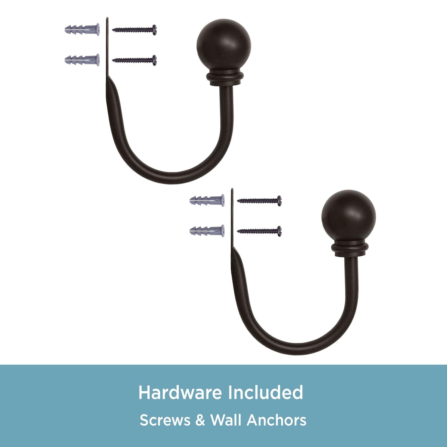 Kenney Kenney Decorative Ball Holdbacks For Curtains And Drapes (Set of 2)