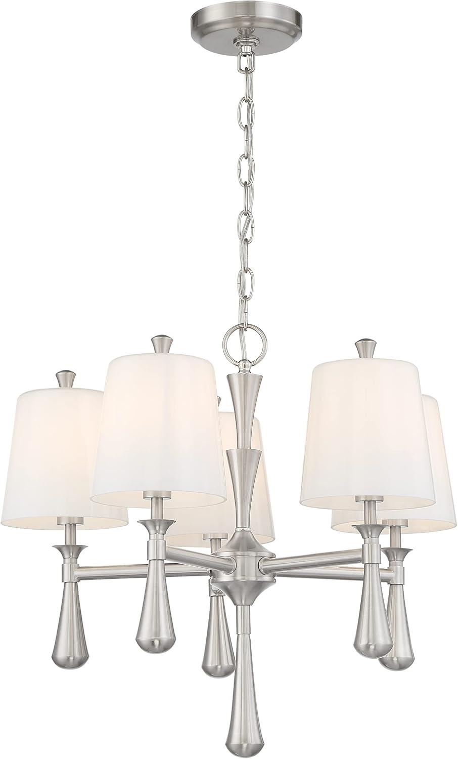Craftmade Lighting Palmer 5 - Light Chandelier in  Brushed Polished Nickel