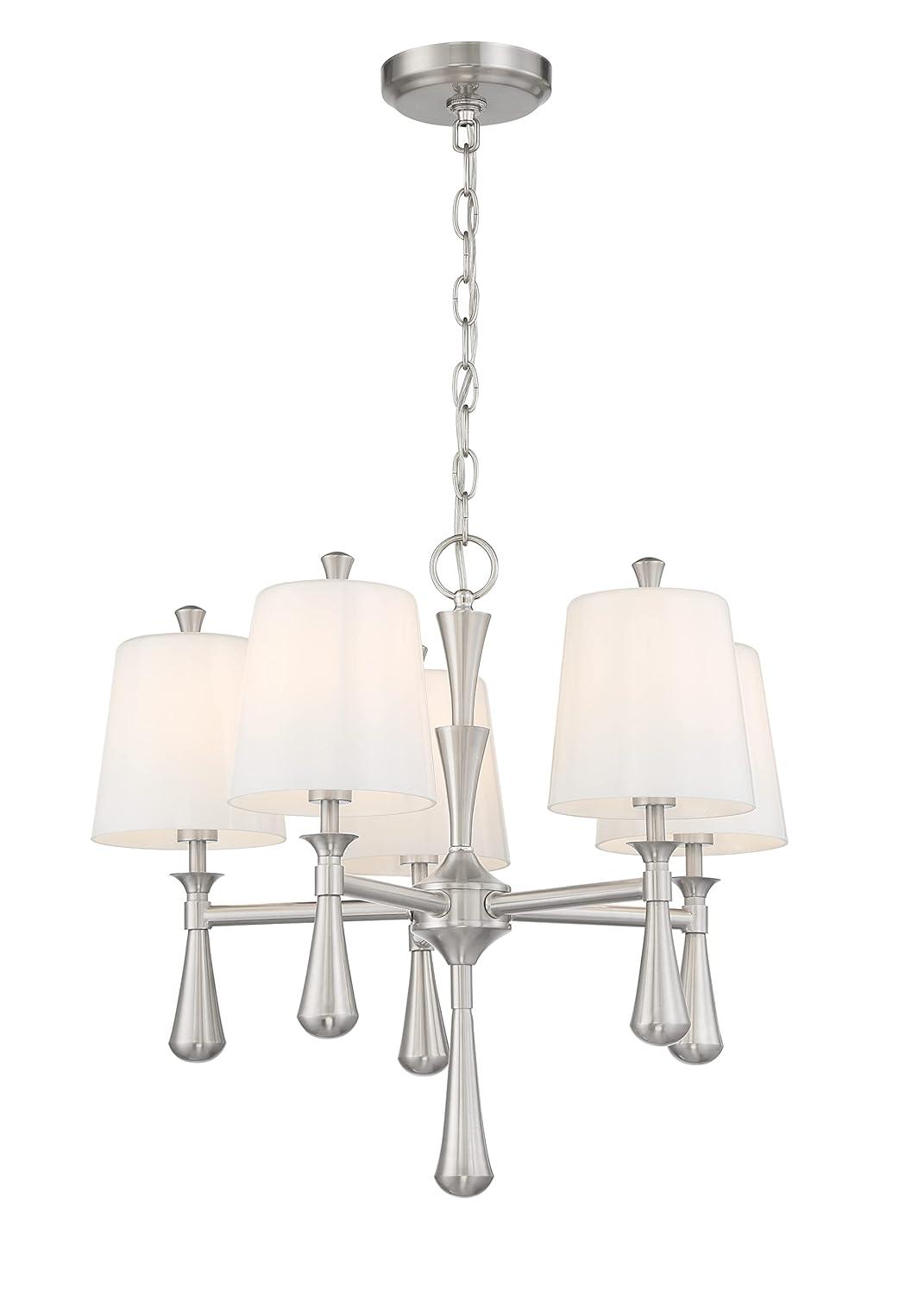 Craftmade Lighting Palmer 5 - Light Chandelier in  Brushed Polished Nickel