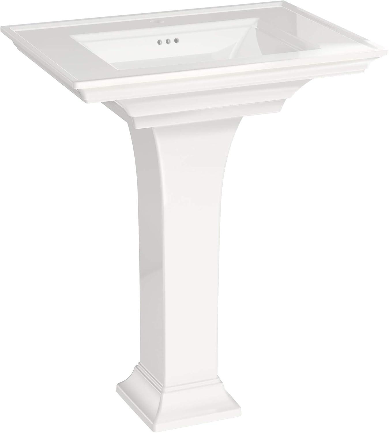 American Standard Town Square S 22.5'' Ceramic Rectangular Bathroom Sink with Overflow