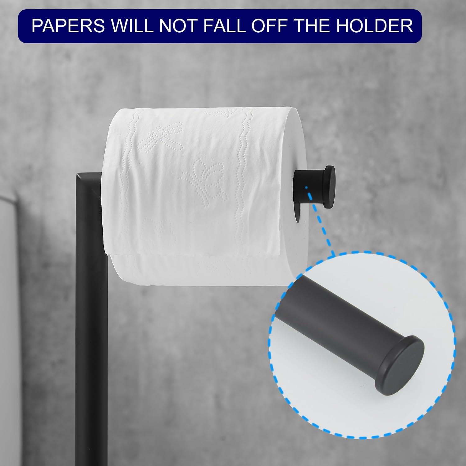 TOPEFIC HPA6LRTN02 Free Standing Toilet Paper Holder