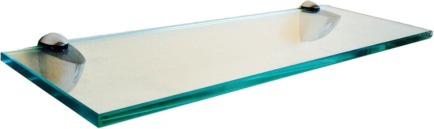 Latitude Run® Glass Accent Shelf with Adjustable Shelves