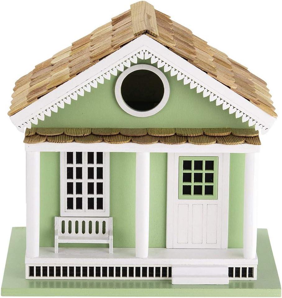 Vandue Outdoor Wooden Birdhouse - Green Lake House