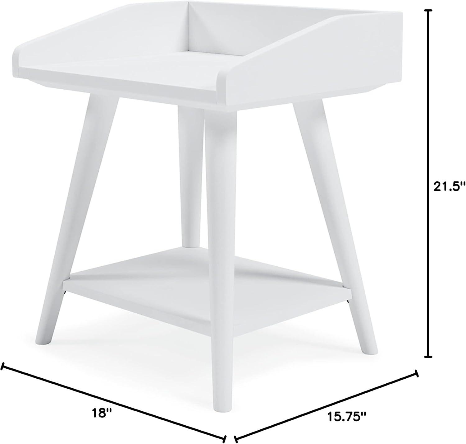 Signature Design by Ashley Casual Blariden Accent Table  White