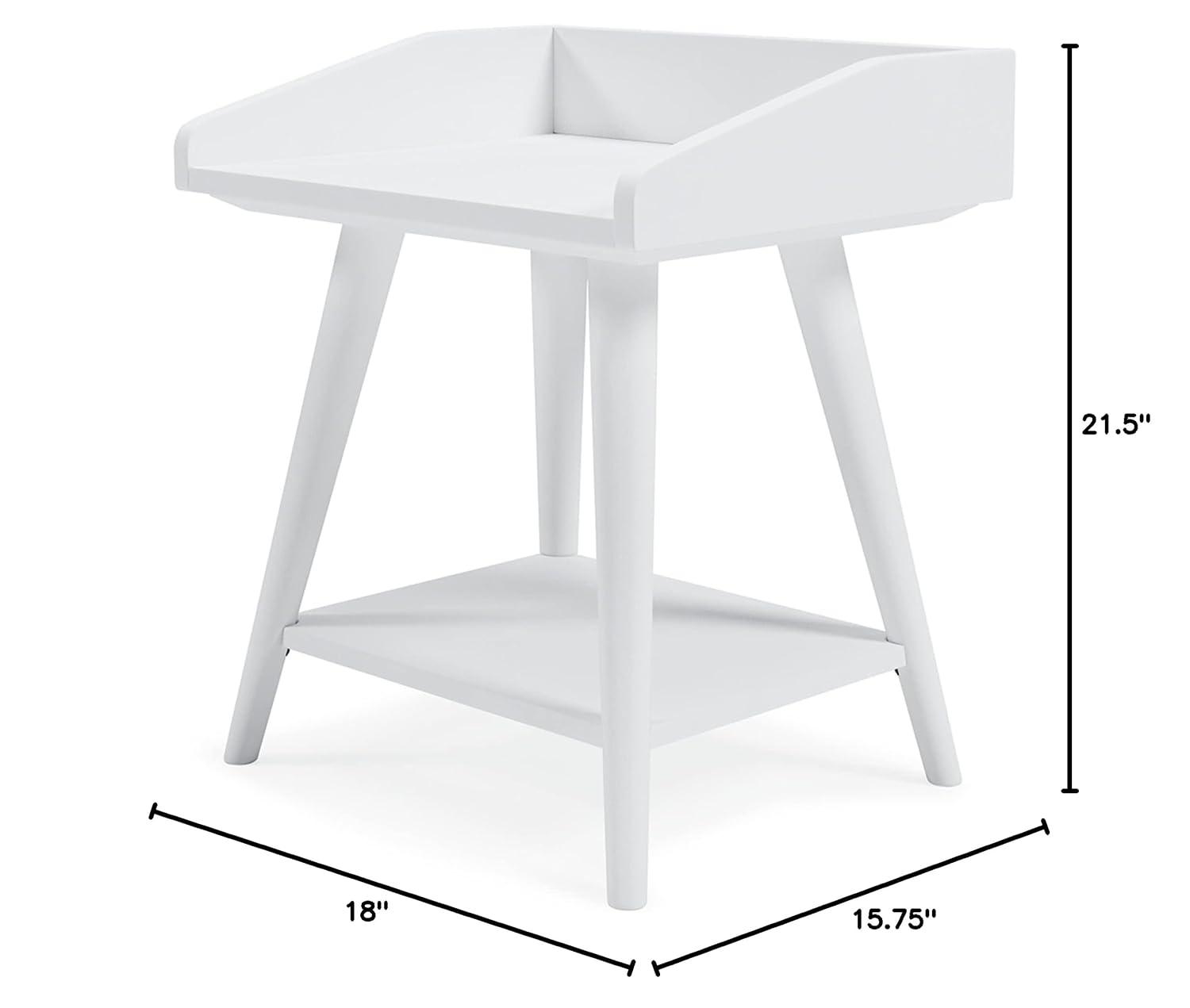 Signature Design by Ashley Casual Blariden Accent Table  White