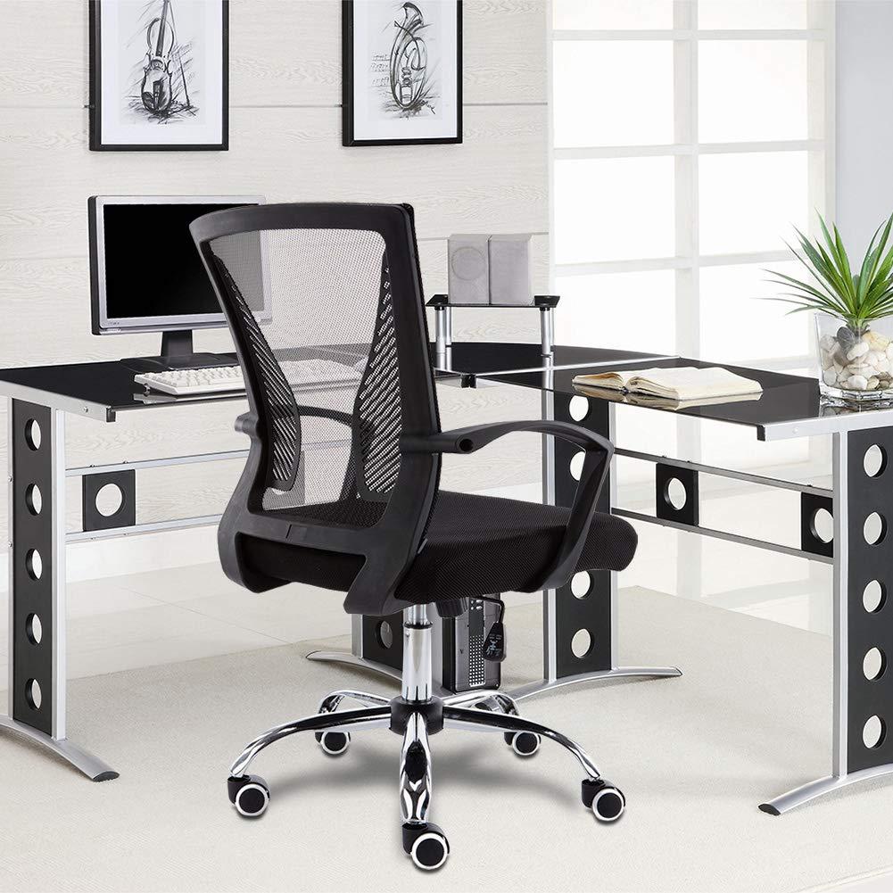 Modern Home Zuna Mid-Back Office Chair - White/White